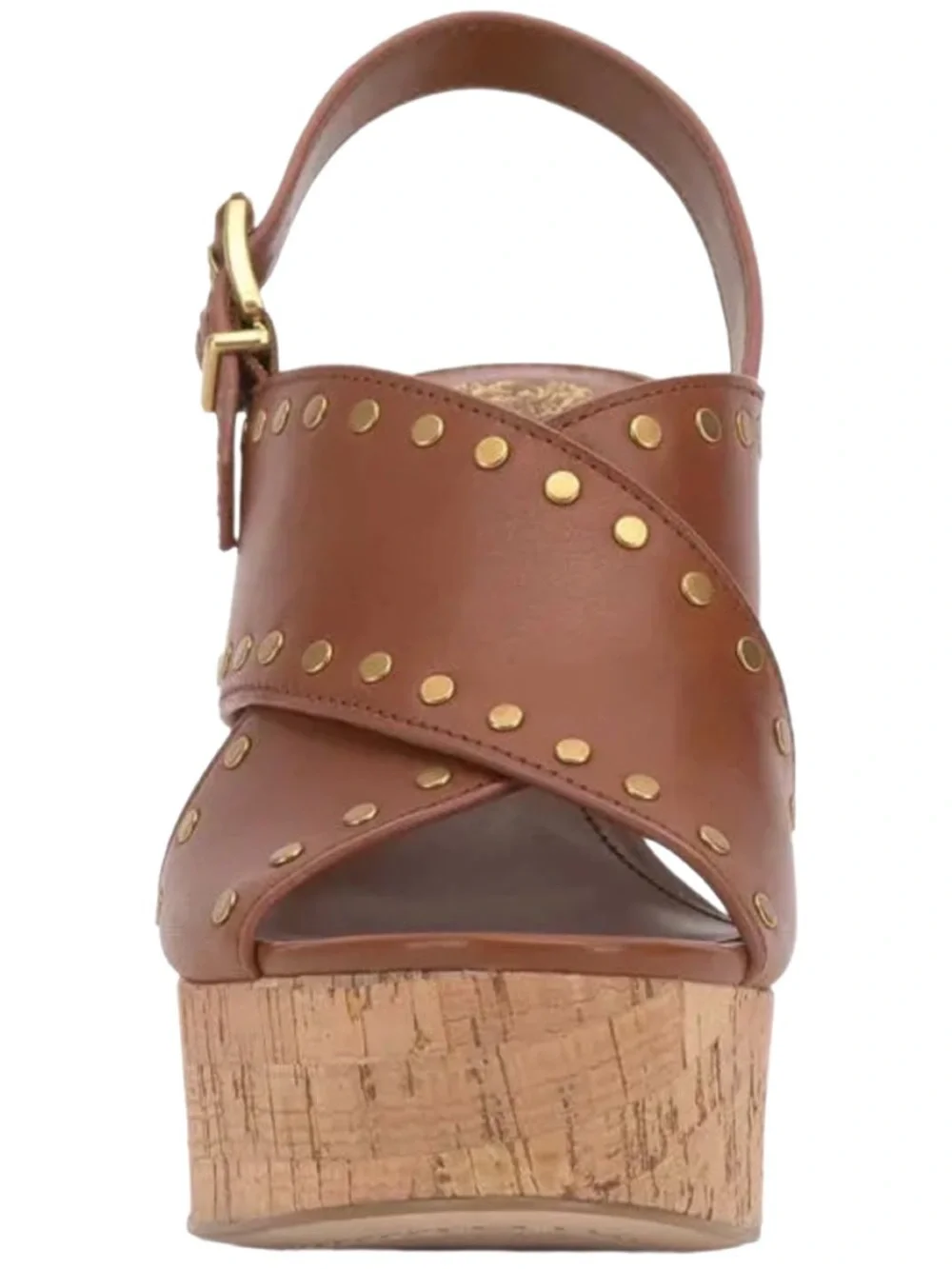 Vince Camuto $149 Ellna Platform Wedge Sandal - Caramello Brown NEW